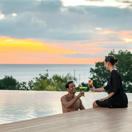 Pullman Bali Legian Beach Exterior photo Sunset at the pool